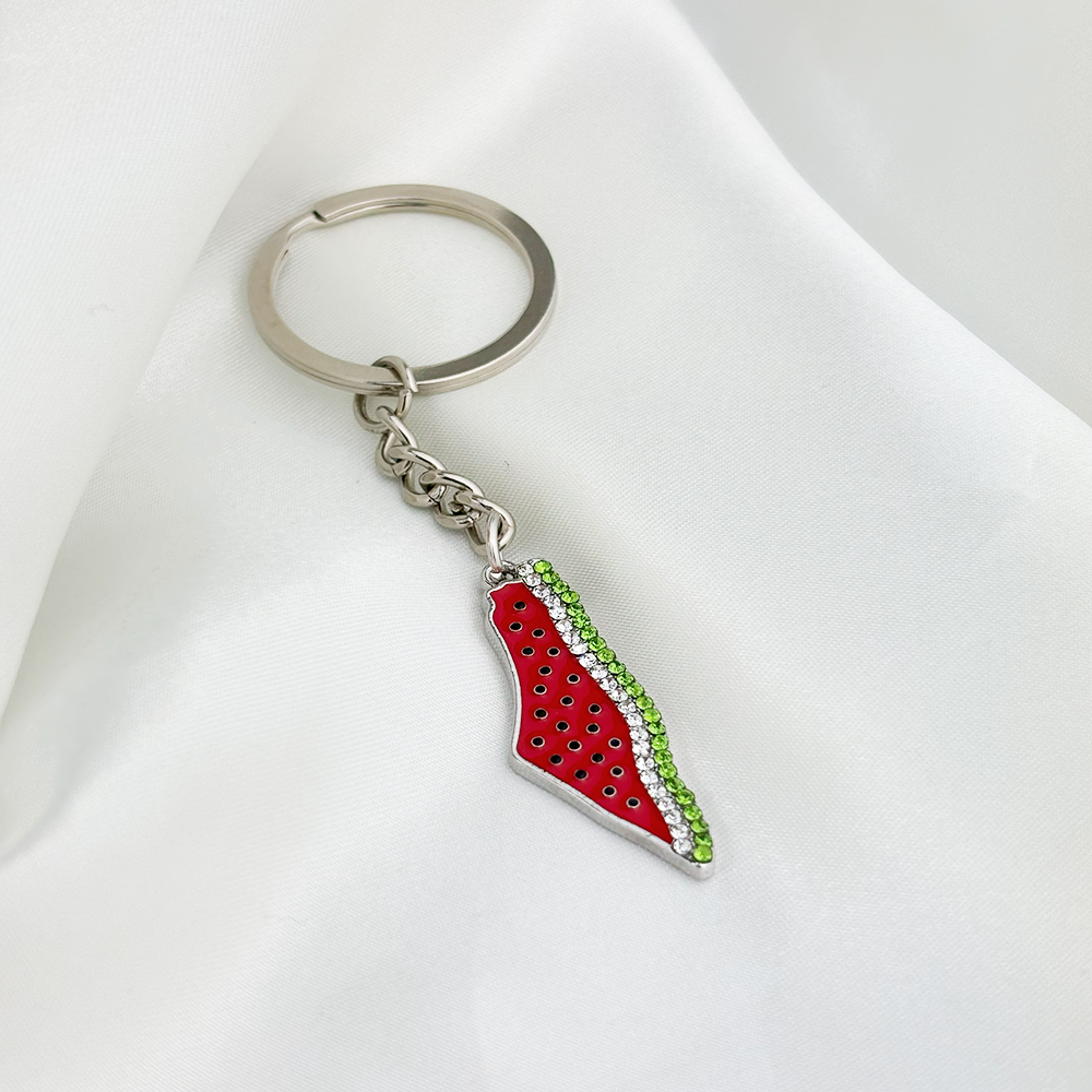 Palestine Watermelon Keychain