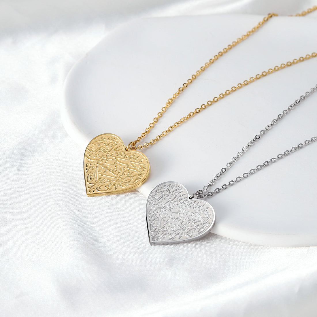 &quot;Love Yourself First&quot; Heart Necklace